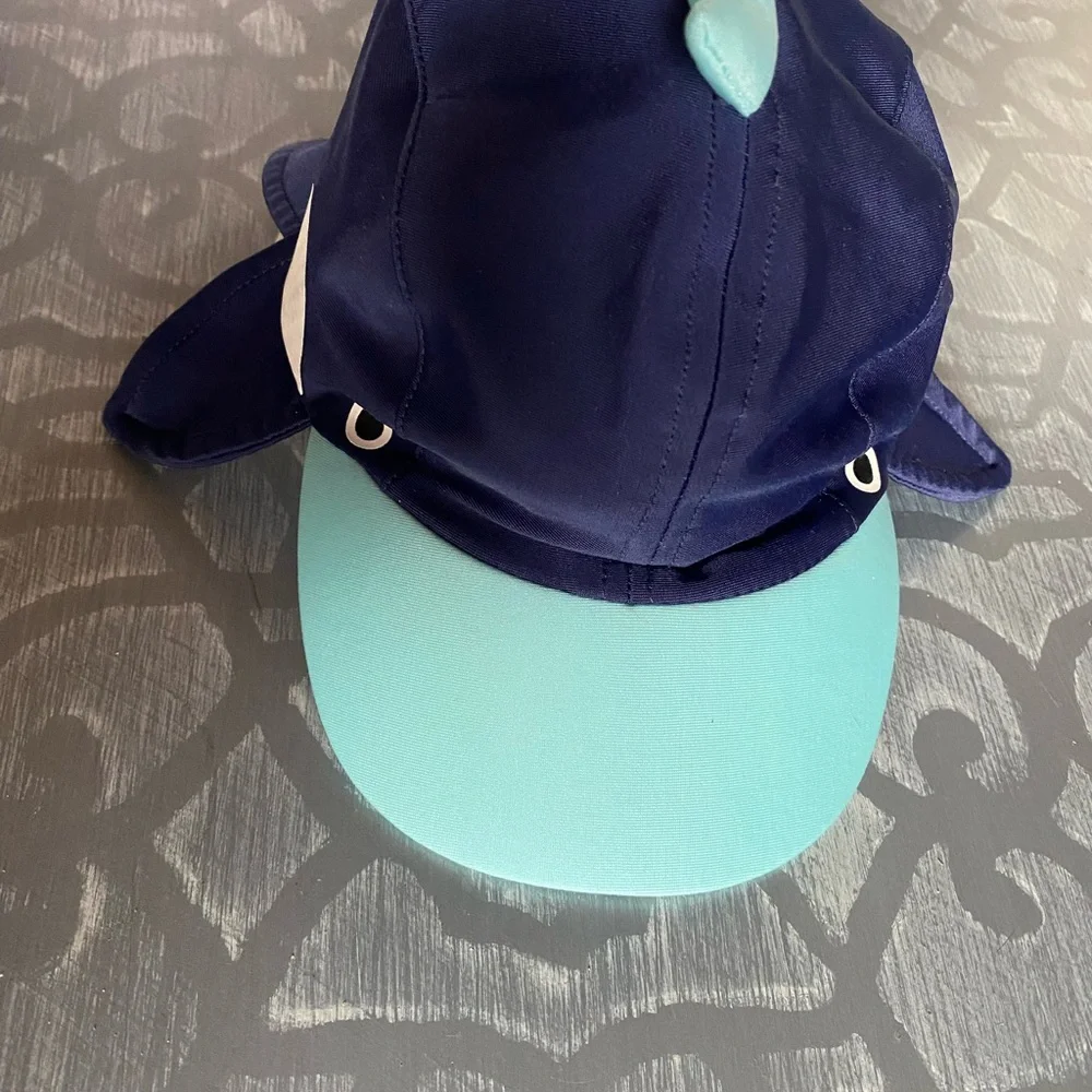 Cat and Jack boys, blue shark Sun hat size‎ 12 month